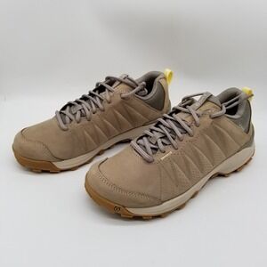 Oboz Sypes Low Leather B-Dry Hiking Shoe  Women's Sz 7.5 Brown Sneakers‎